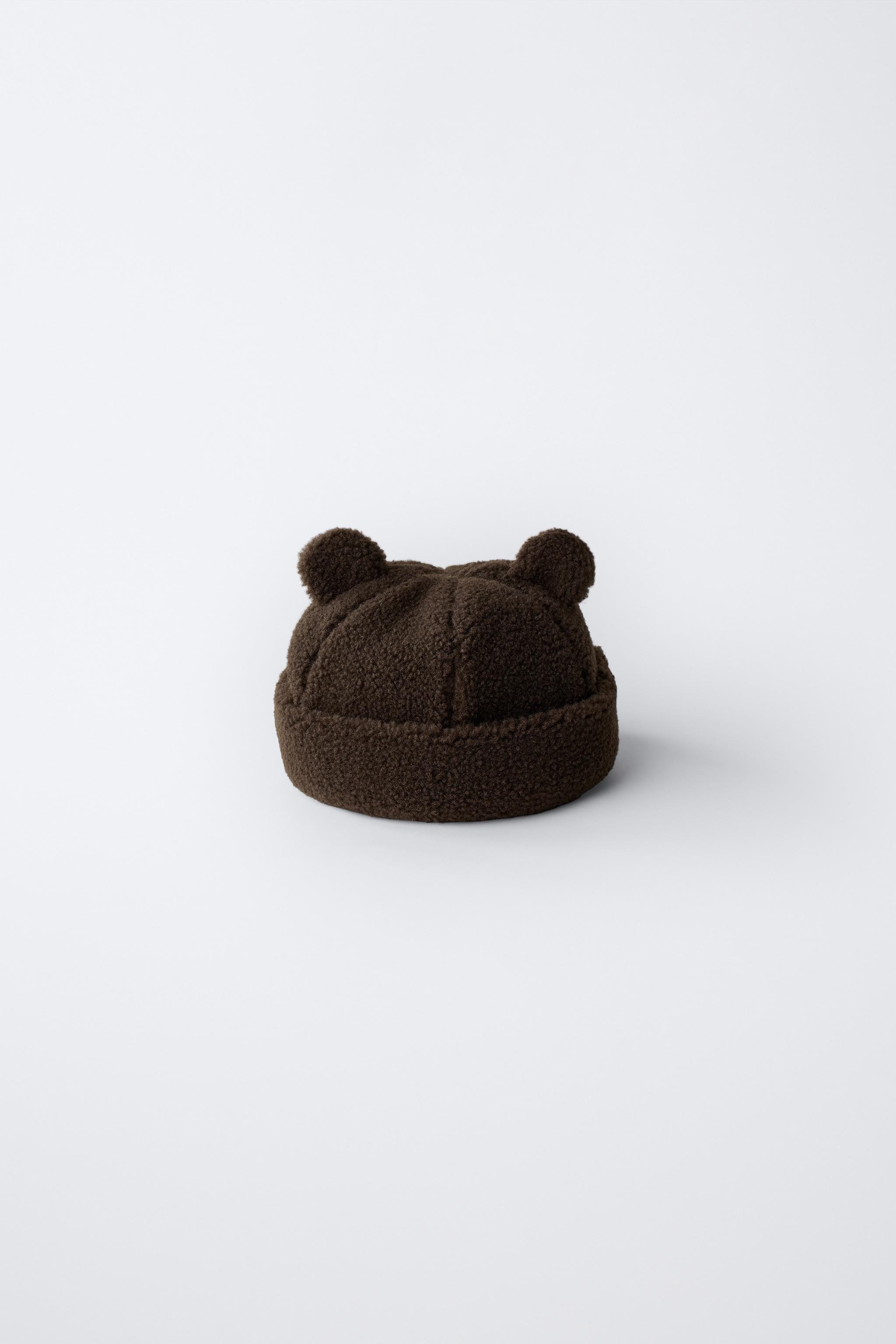 FAUX SHEARLING HAT WITH EARS